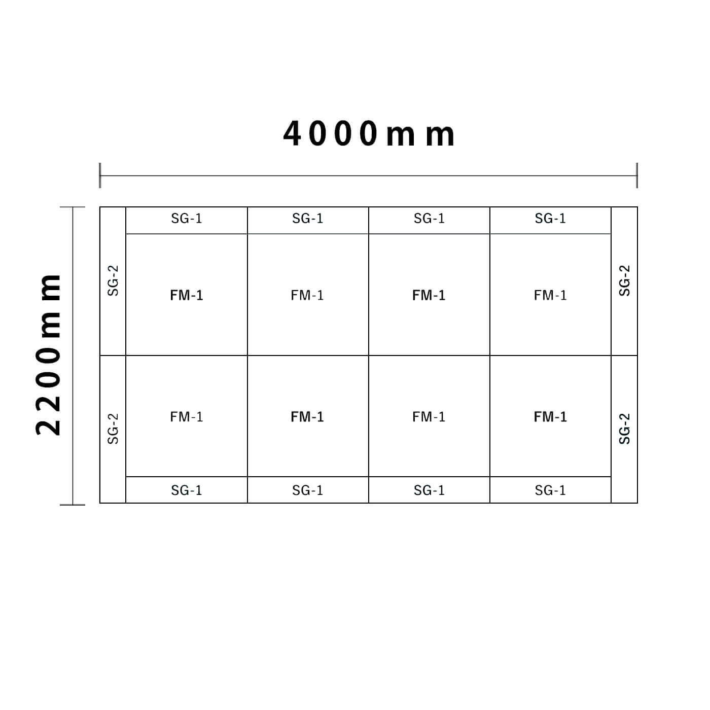 リスシリーズ 4畳プラン図面
