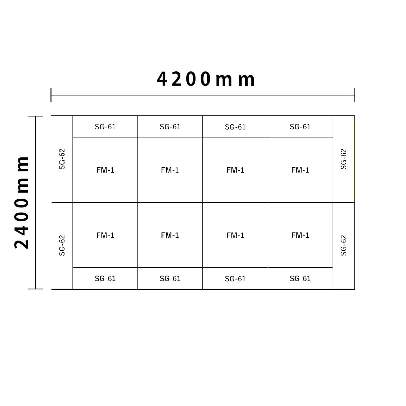 ライオンシリーズ 4畳プラン図面