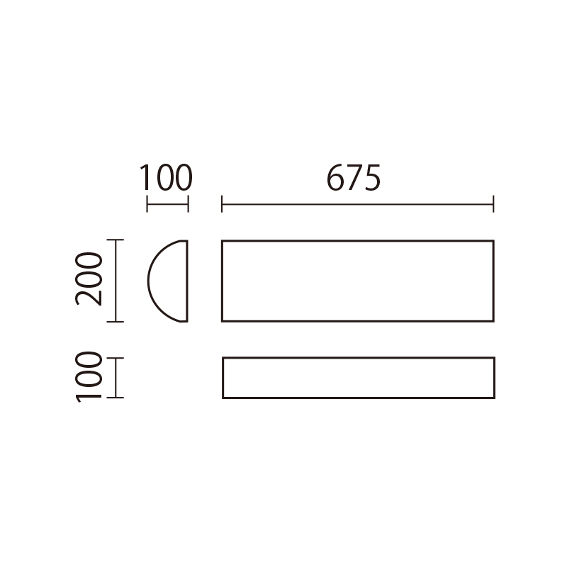フォレスト半丸太　RKP-675図面