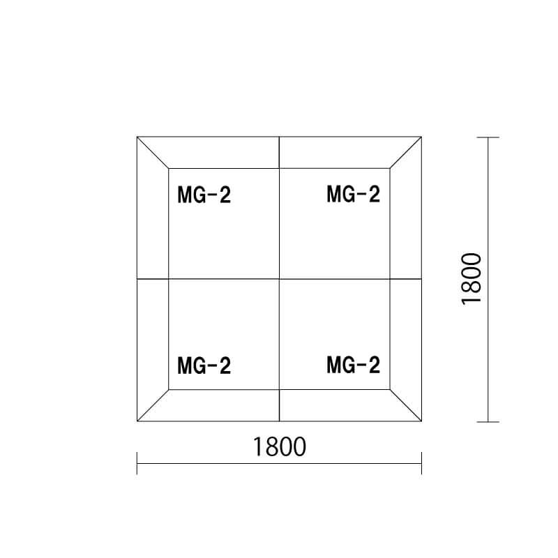 マーガレットシリーズ 2畳図面