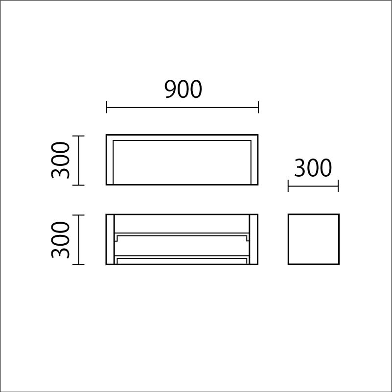 シューズボックス　SB-4図面