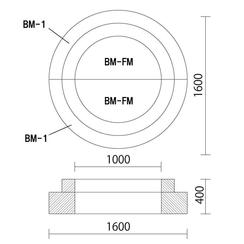 2段ミニボールプールセット図面