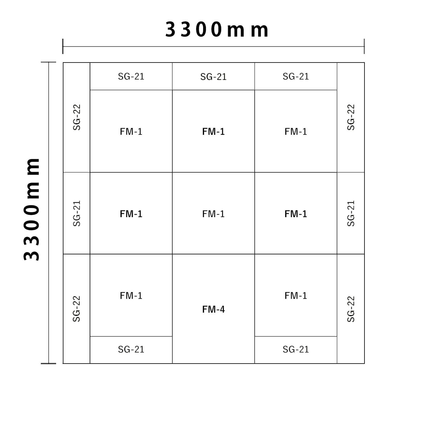 バンビシリーズ 4.5畳　入口付き図面
