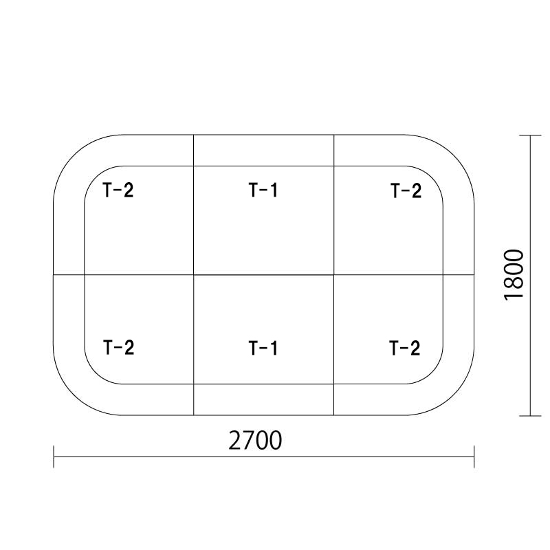 コスモスシリーズ 3畳図面