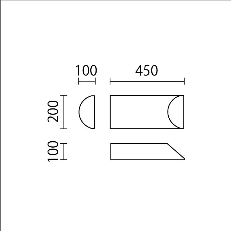 フォレスト半丸太　RKP-450L図面